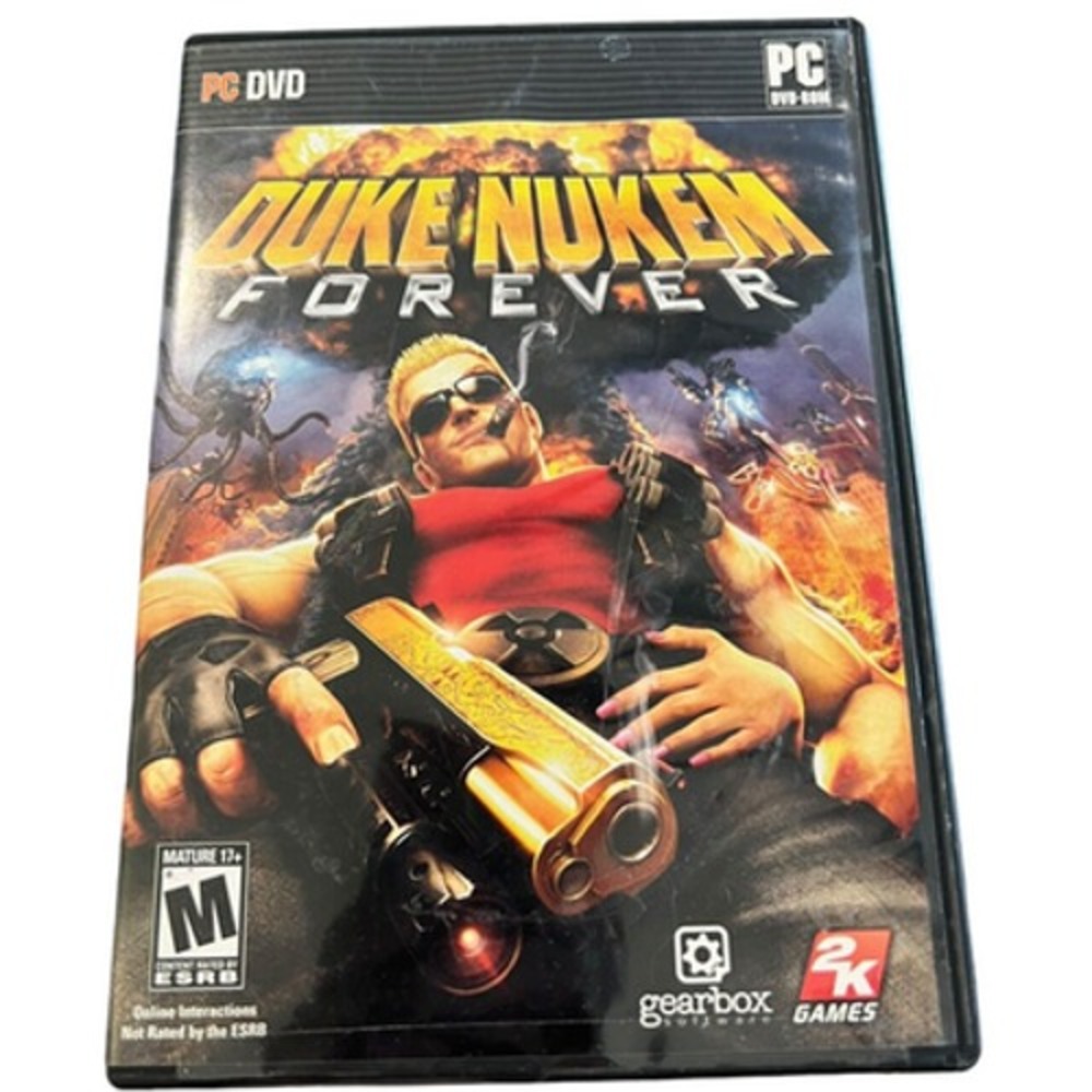 Duke Nukem Forever-PC-DVD-ROM-2K Games-W/PC Manual Codes Computer Game-W/Insert